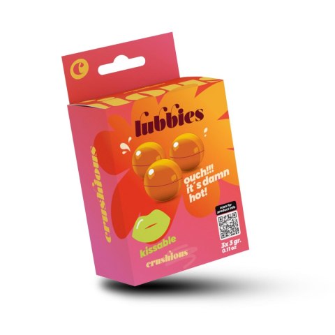 Kulki do ciała i gry wstępnej CRUSHIOUS LUBBIES HOT OIL BALL 3x3g