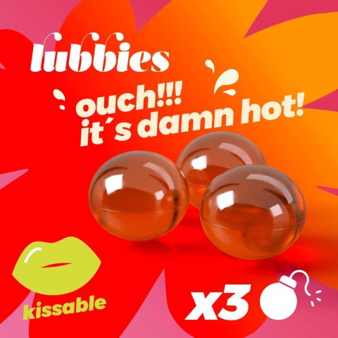 Kulki do ciała i gry wstępnej CRUSHIOUS LUBBIES HOT OIL BALL 3x3g