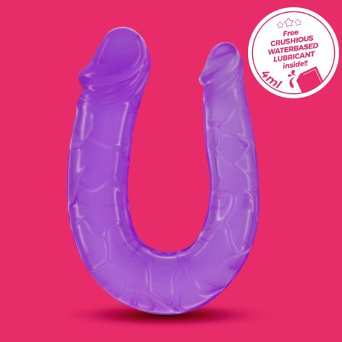 Dildo podwójne fioletowe 27cm DOUBLE TROUBLE DOUBLE HEAD DILDO CRUSHIOUS