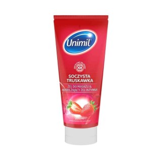 Lubrykant truskawkowy do masażu i penetracji 200ml UNIMIL