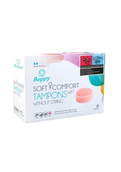 Tampony Beppy Soft & Comfort Wet 8szt. Natural