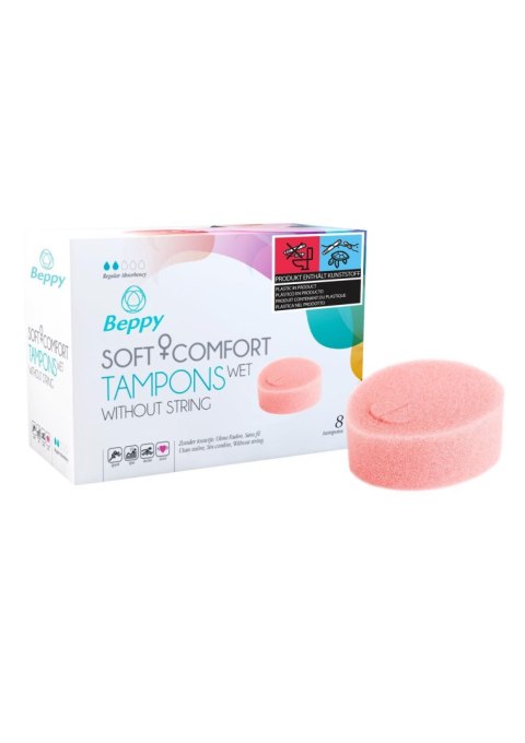 Tampony Beppy Soft & Comfort Wet 8szt. Natural