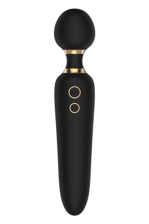 Masażer Różdżka 2 Silniki Dual Wibracje Czarny – Elite