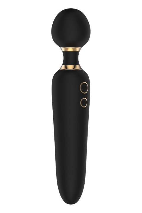 Masażer Różdżka 2 Silniki Dual Wibracje Czarny – Elite