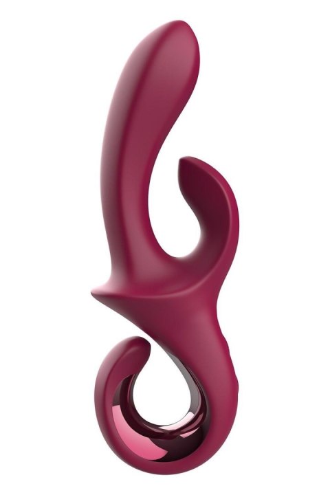 Wibrator Króliczek Z Powiększoną Główką Dwusilnikowy Silikonowy IPX6 - GLAM DUO VIBRATOR