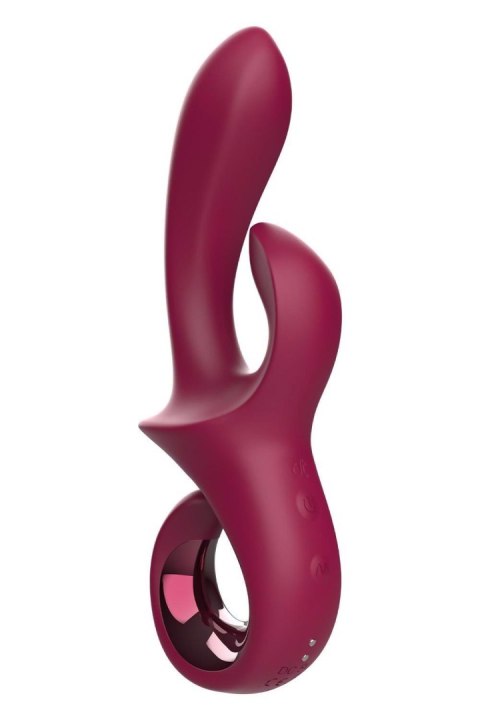 Wibrator Króliczek Z Powiększoną Główką Dwusilnikowy Silikonowy IPX6 - GLAM DUO VIBRATOR