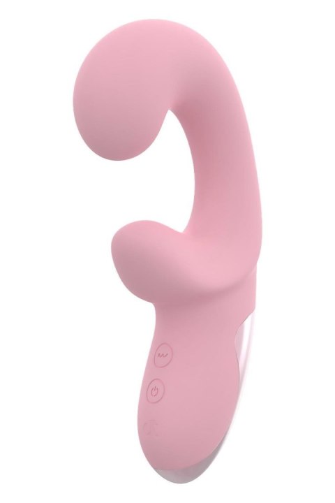 Wibrator Elastyczny Giętki Dwusilnikowy Silikonowy IPX6 - GLAM FLEXIBLE DUO VIBRATOR