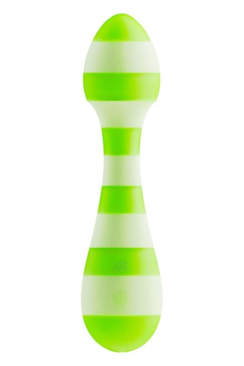 Masażer Wand Kompaktowy Elastyczny Wodoodporny Zielony – Glitz Green Girl Travel Wand Massager