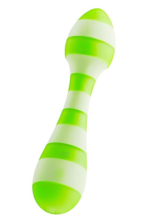 Masażer Wand Kompaktowy Elastyczny Wodoodporny Zielony – Glitz Green Girl Travel Wand Massager