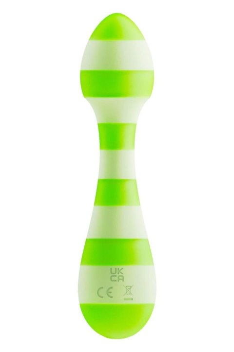 Masażer Wand Kompaktowy Elastyczny Wodoodporny Zielony – Glitz Green Girl Travel Wand Massager