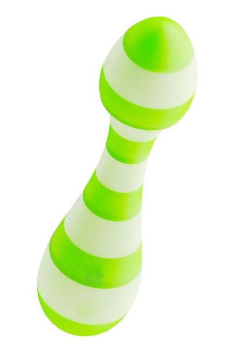 Masażer Wand Kompaktowy Elastyczny Wodoodporny Zielony – Glitz Green Girl Travel Wand Massager