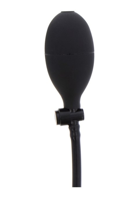 Korek analny pompowany czarny dla początkujących Inflatable Bulb Plug