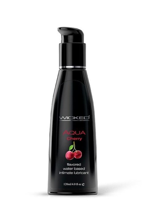 Lubrykant smakowy wiśnia WICKED AQUA CHERRY FLAVORED 120ml