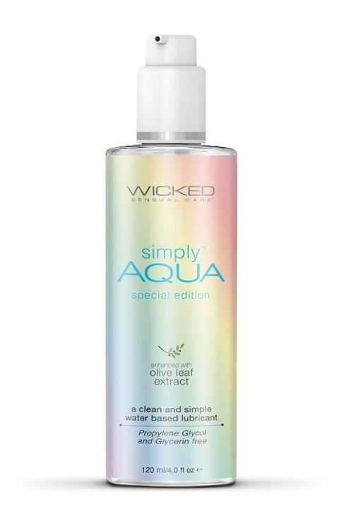 Lubrykant wodny WICKED SIMPLY AQUA SPECIAL EDITION 120ml