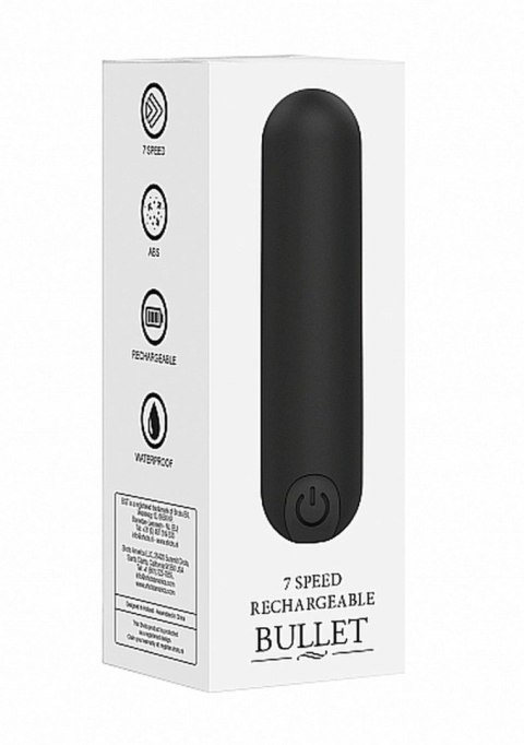 Wibrator Kulkowy USB Ładowany 10 Prędkości Czarny