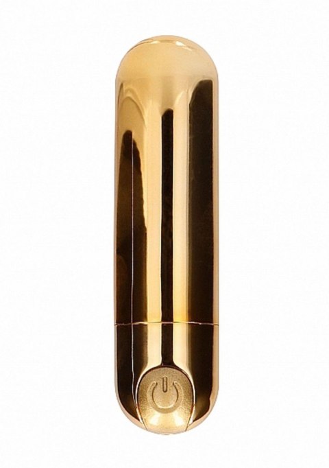 Wibrator Kulkowy USB Ładowany 10 Prędkości Złoty