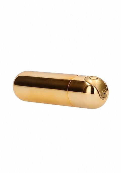 Wibrator Kulkowy USB Ładowany 10 Prędkości Złoty