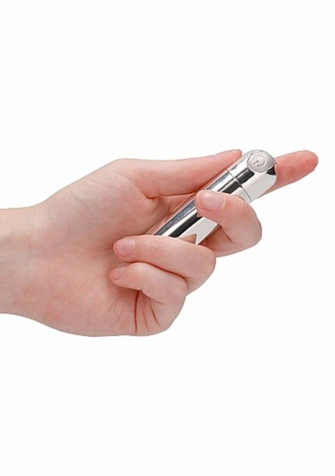 Wibrator Kulkowy USB Ładowany 10 Prędkości Srebrny