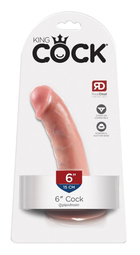Dildo realistyczne cieliste 15cm KING COCK TONGA