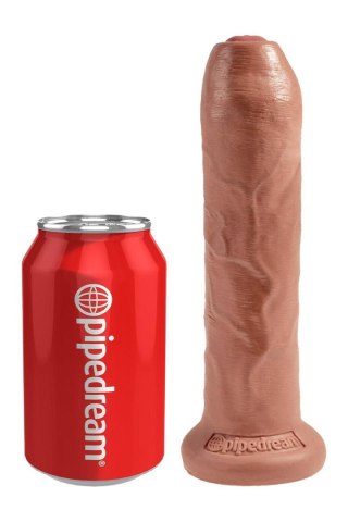 Dildo realistyczne z ruchomym napletkiem naturalne 18cm KING COCK ORION