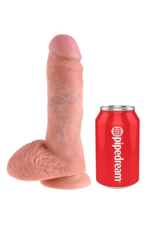 Dildo realistyczne cieliste 21.5cm KING COCK TONGA