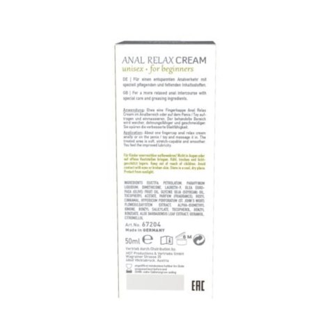 Krem analy Shiatsu Anal Relax Cream 50ml HOT Productions & Vertriebs GmbH