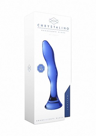 Dildo szklane niebieskie Chrystalino Gallant SHOTS
