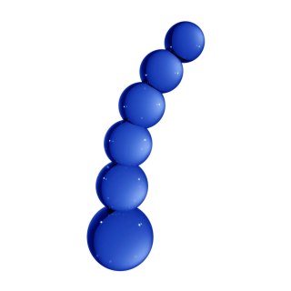 Dildo szklane kulki niebieskie 18.5cm Chrystalino Planets SHOTS