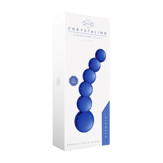 Dildo szklane kulki niebieskie 18.5cm Chrystalino Planets SHOTS