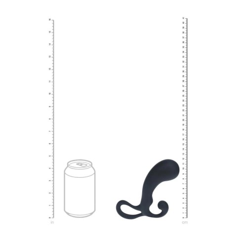 Silikonowy Masażer Prostaty Bulb With Loop Rozmiar L Czarny