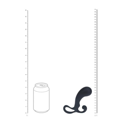 Silikonowy Masażer Prostaty Bulb With Loop Rozmiar M Czarny