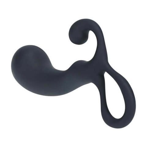 Silikonowy Masażer Prostaty Bulb With Loop Rozmiar S Czarny