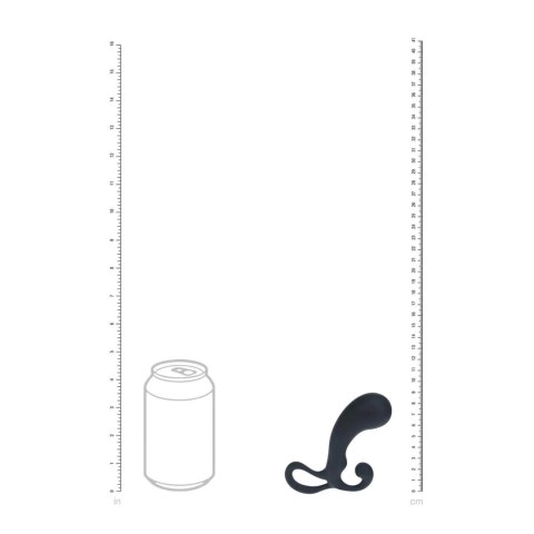 Silikonowy Masażer Prostaty Bulb With Loop Rozmiar S Czarny