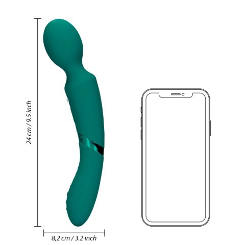 Masażer Double-Sided Wand 10 Trybów Wibracji USB Ładowany Dwustronny