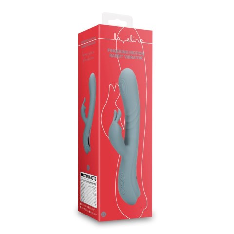 Wibrator Króliczek Z Ruchem Palców Na Punkt G Silikonowy USB - LOVELINE Fingering Motion Rabbit Vibrator