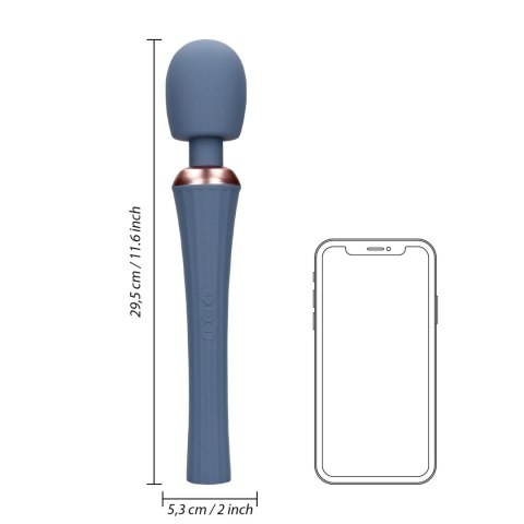 Masażer Różdżka ze Sztywną Rączką Powerful Wand Vibrator with Still Handle