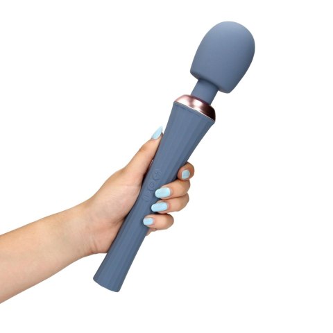 Masażer Różdżka ze Sztywną Rączką Powerful Wand Vibrator with Still Handle