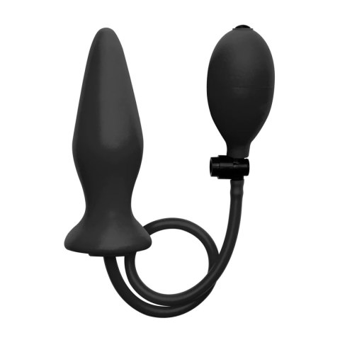 Korek analny pompowany czarny Inflatable Silicone Plug