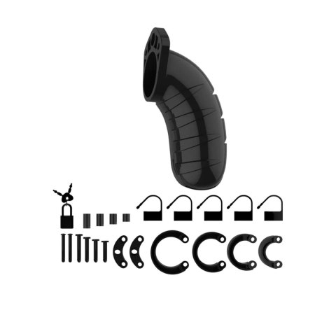 Model 04 Chastity Cock Cage Black - 11,5 cm