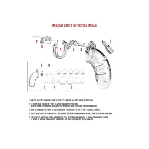 Model 05 Chastity Cock Cage - 14 cm