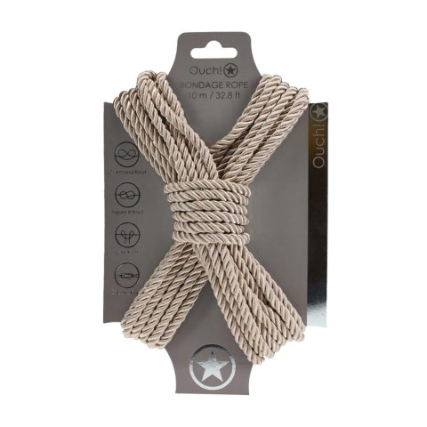 Polyester Bondage Rope - 32.8 ft / 10 m - Gold