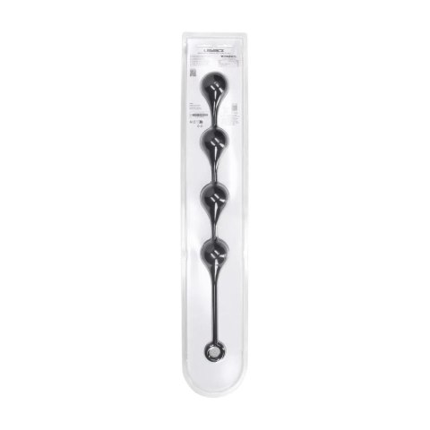 Kulki analne czarne XL 50mm Silicone Waterdrop Anal Balls