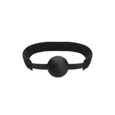 Knebel czarny Adjustable Silicone Ball Gag