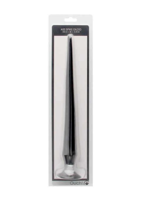 Korek analny czarny 33cm Ass Spike Dildo