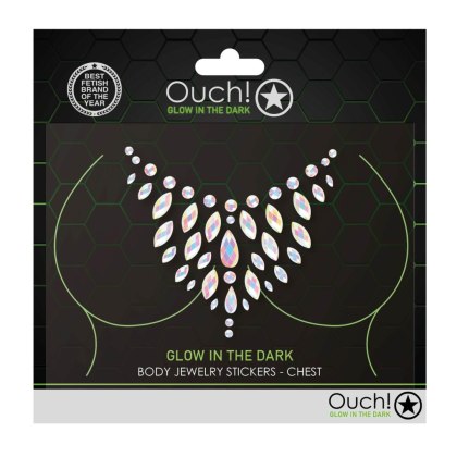 Biżuteria do dekoldu Body Jewelry Stickers Chest