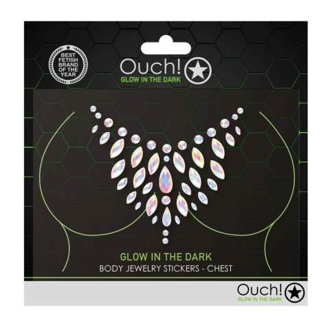 Biżuteria do dekoldu Body Jewelry Stickers Chest