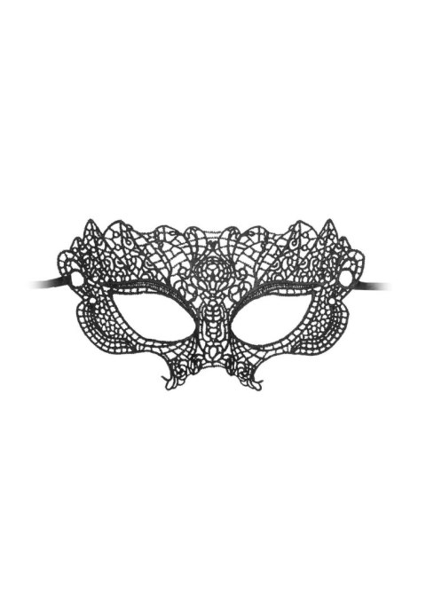 Maska ozdobna czarna Lace Eye Mask Princess