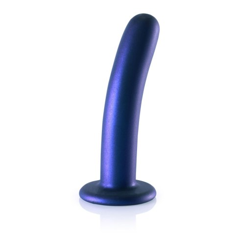 Dildo granatowe do STRAP-ON 14.5cm Smooth Silicone G-Spot Dildo SHOTS