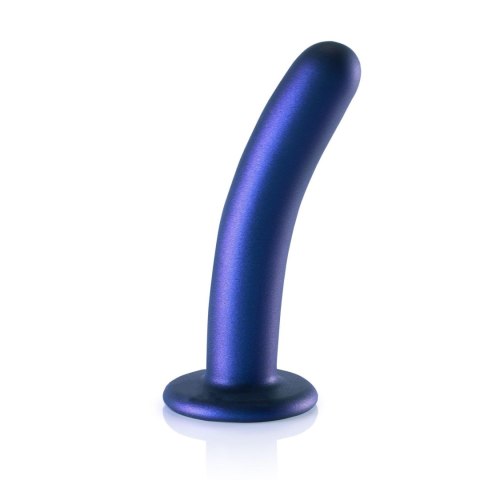 Dildo granatowe do STRAP-ON 14.5cm Smooth Silicone G-Spot Dildo SHOTS