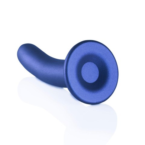 Dildo granatowe do STRAP-ON 14.5cm Smooth Silicone G-Spot Dildo SHOTS